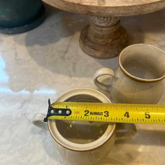 VINTAGE 70s STONEWARE BY CROWN MANOR- SUGAR & CREAM SET- MADE IN JAPAN - Picture 6 of 11